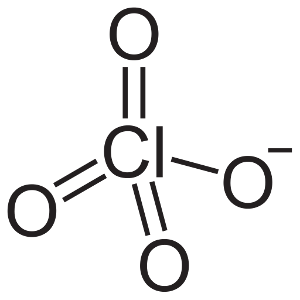 Perchlorate ion ClO4-