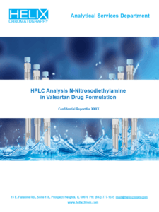 HPLC Analysis N-Nitrosodiethylamine in Valsartan Drug Formulation