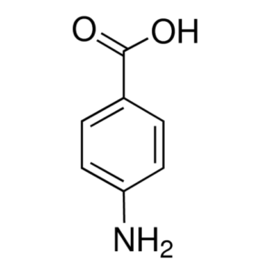 4-Aminobenzoic acid H2NC6H4CO2H