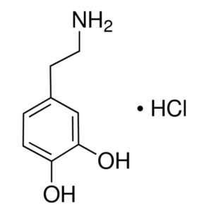 Dopamine (HO)2C6H3CH2CH2NH2-HCl
