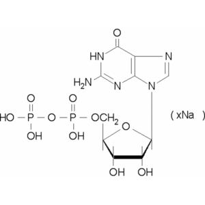 Guanosine diphosphate C10H12N5Na2O8P - xH2O