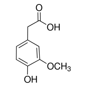 Homovanillic acid HOC6H3(OCH3)CH2CO2H