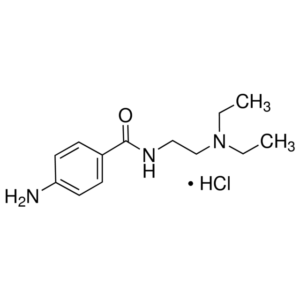 Procainamide H2NC6H4CONHCH2CH2N(C2H5)2 HCl