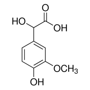 Vanilmandelic acid HOC6H3(OCH3)CH(OH)CO2H