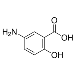 5-Aminosalicylic acid H2NC6H3-2-(OH)CO2H