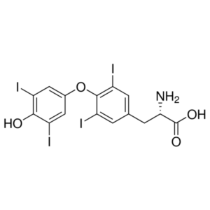 Levothyroxine HOC6H2(I)2OC6H2(I)2CH2CH(NH2)CO2H