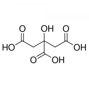 Citric acid HOC(COOH)(CH2COOH)2